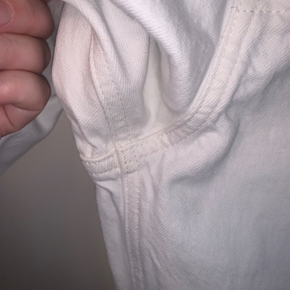 Denim Forum The Joni High Rise Loose White Jeans 29L 25 - Picture 14 of 16